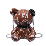 Graffiti Teddy Bear Handbag