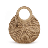 Aranza Round Tassel Straw Totes