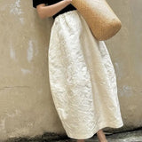 Fatima Jacquard Maxi Balloon Skirt