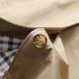 Luella Check Lined Retro Trench Coat