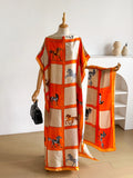 Lorna Scarf Dress & Shawl Set