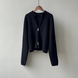 Kasey Basic Knit Bomber Jacket