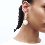 Jumbo Pearl Water Drop Earrings