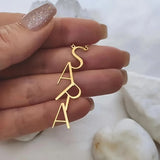 SARA Letter Name Pendant Necklace
