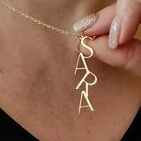 SARA Letter Name Pendant Necklace