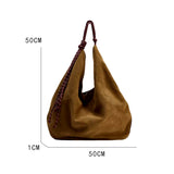 Maja Faux Suede Large Hobo Bag