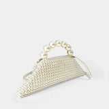 Aemi Trapezoid Pearl Beads Bag