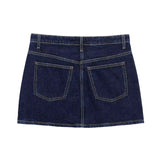 Hila Chic Side Button Mini Denim Skirt