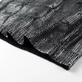 Yanka Metallic Cable Knit Sweater