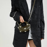 Milli Studded Micro Bowling Crossbody Bags
