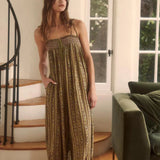 Shona Empire Spaghetti Strap Babydoll Jumpsuits