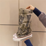 Emel Graffiti High Canvas Sneaker Boots
