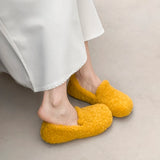 Rhea Faux Fur Lamb Plush Flats