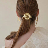 Metal Bubble Knot Ponytail Hair Tie