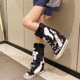 Emel Graffiti High Canvas Sneaker Boots