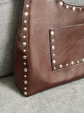 Xena Retro Rivet Studs Shoulder Bag