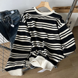 Casa Multi Striped Cotton Sweatshirts