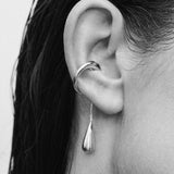 Metal Tear Drop Ear Cuff