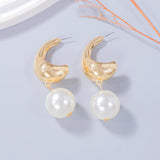 Jumbo Pearl Water Drop Earrings