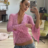 Sabrina Flare Sleeve Lace Top