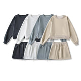 Kaia Casual Cut Out Sweatshirt and Skirt Set