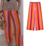 Solana Sunset Stripe Wide Leg Pants