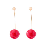 Chic Cherry Drop Earrings