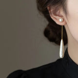 Elegant Baroque Pearl Water Drop Earrings