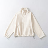 Gesine Funnel Neck Cropped Sport Jacket
