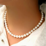 Mona Classic Pearl Chokers Necklaces