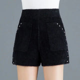 Damian Faux Fur Plush Shorts - 3 Styles
