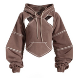 Tillie Cut-out Hoodie Sweatshirt