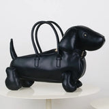 Cute Faux Leather Dachshund Handbag