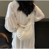 Cecille Conch Crochet Bag - Classic