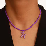 Colorful Poodle Pendant Necklaces