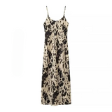 Tena Paint Splash Tie Dye Slip Dress