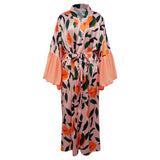 Safiya Statement Balloon Sleeve Maxi Kimono
