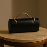 Sakari Golden Snake Figure Handle Knuckle Clutch