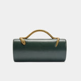 Sakari Golden Snake Figure Handle Knuckle Clutch