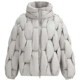 Sarai Cotton Padding Lattice Puffer Jacket