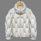 Sarai Cotton Padding Lattice Puffer Jacket
