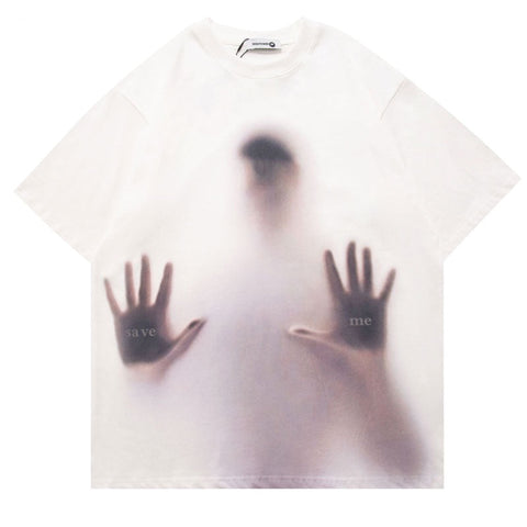 Save Me Ghost Graphic T-Shirts watereverysunday