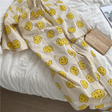 Everlee Smiley Face Lounge Robe