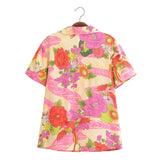 Holly Pink Floral Summer Shirts