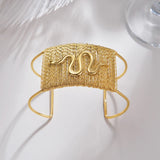 Myka Woven Wire Effect Cuff Bracelets