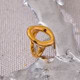 Elya Chunky Circle Ring