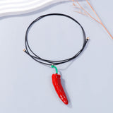 Red Hot Pepper Choker Necklace