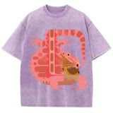 Abstract Lizard Print T-Shirts