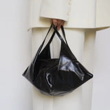 Aslan Glossy Croissant Mini Bag