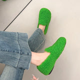 Rhea Faux Fur Lamb Plush Flats